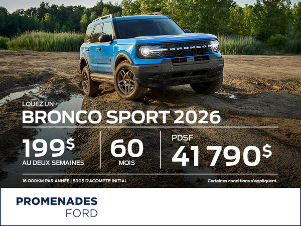 BRONCO SPORT 2026