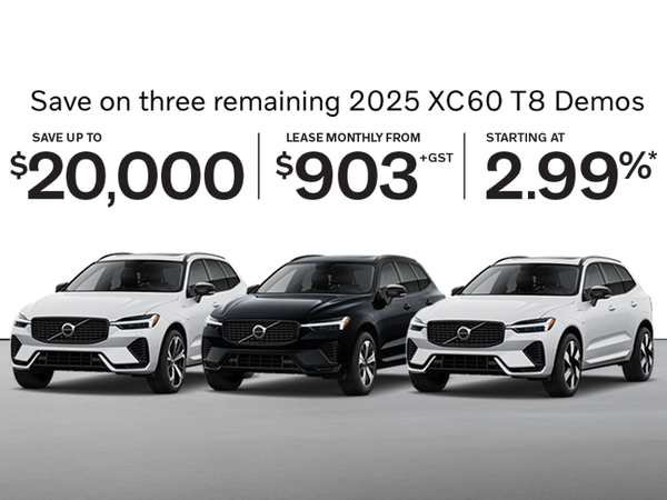 2025 XC60 Plug-in hybrid Demo Sale