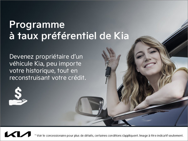 Programme de financement à taux préférentiel de Kia