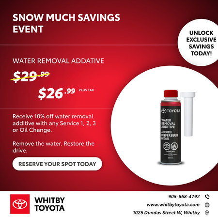 Water Removal  - Snow Much Savings