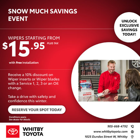 Wipers - Snow Much Savings