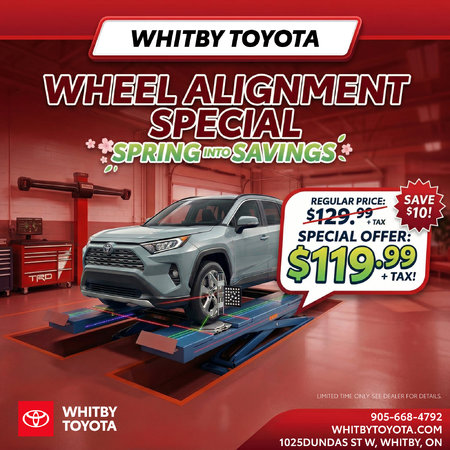 Spring Into Savings - Alignment Special