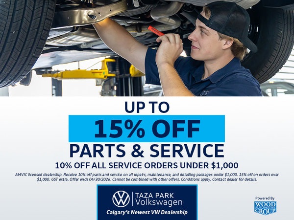 Up to 15% off Parts & Service | 10% Off Guaranteed