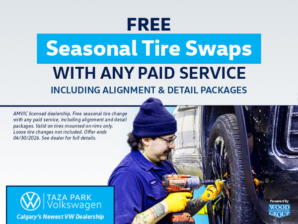 Free Seasonal Tire Swaps with Any Paid Service