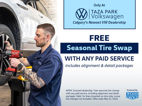 Free Seasonal Tire Swap with Any Paid Service