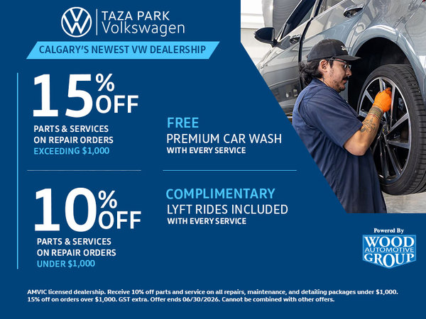 Up to 15% Off Parts & Services