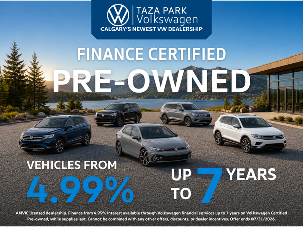 Certified Pre-Owned Financing from 4.99%