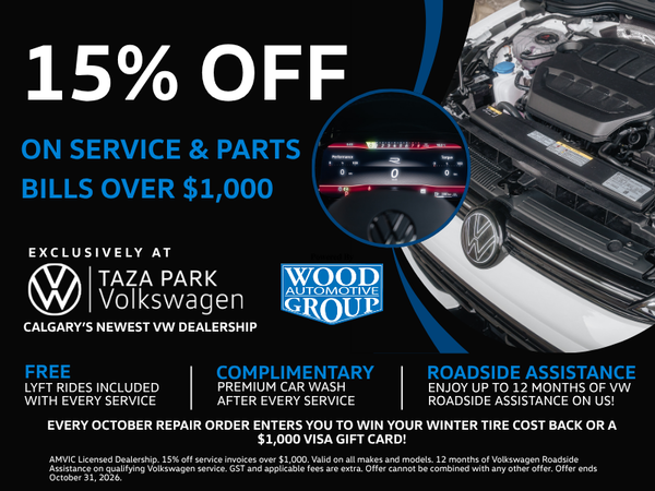 October's Service Special | 15% Off Service Invoices Over $1,000