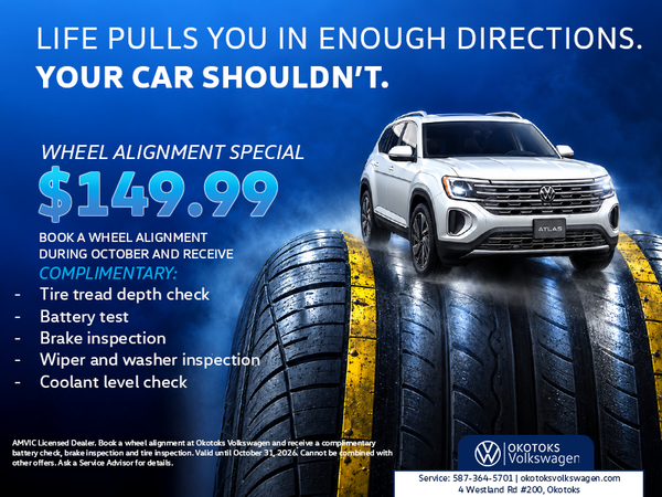 Wheel Alignment Special — $149.99 + Complimentary Checks