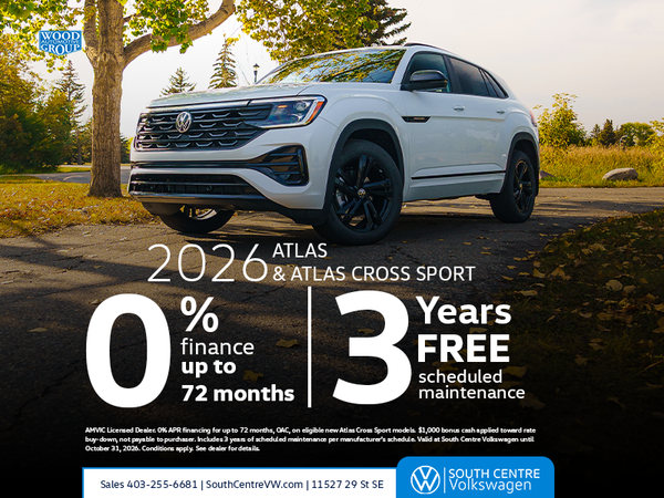 2026 Atlas & Atlas Cross Sport: 0% Financing for Up to 72 Months