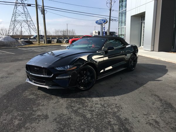 Ford Mustang Convertible Gt Premium 2018 Noir Ombre Neuf à