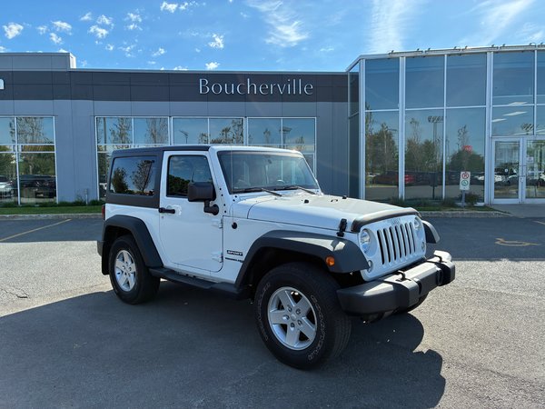 Jeep Wrangler JK Sport, A/C, AUT, BAS KM, V6 2 TOITS 2018