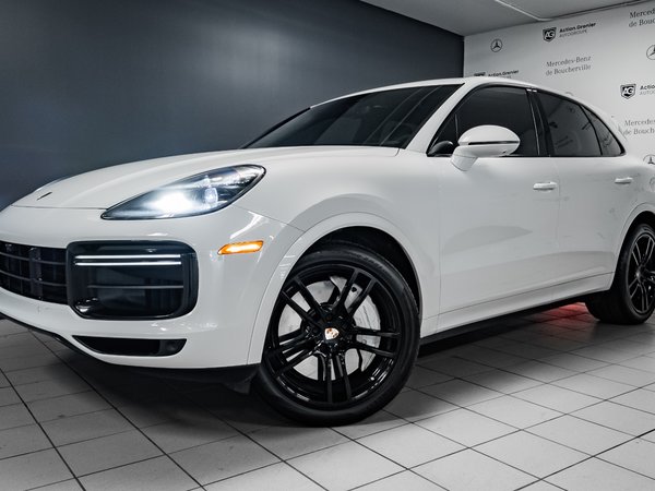 Porsche CAYENNE TURBO ** BLANC SUR NOIR ** 2019