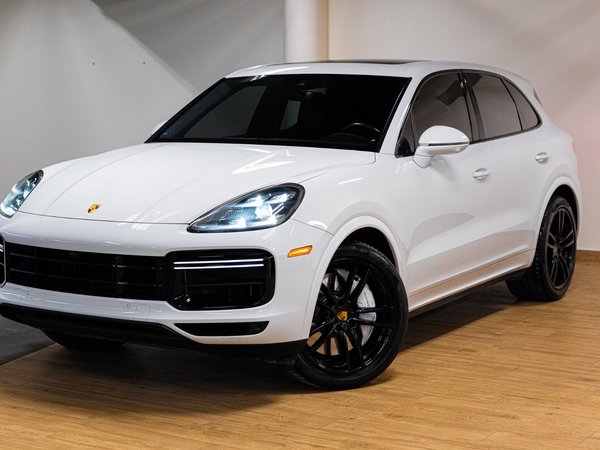 Porsche CAYENNE TURBO ** BLANC SUR NOIR ** 2019