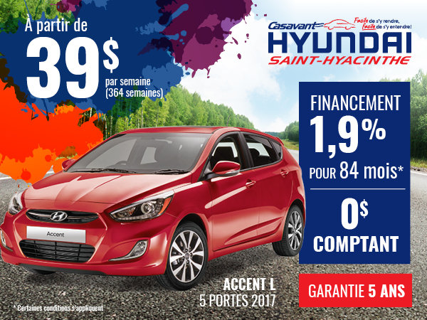 Accent 2017 L manuelle 5 portes