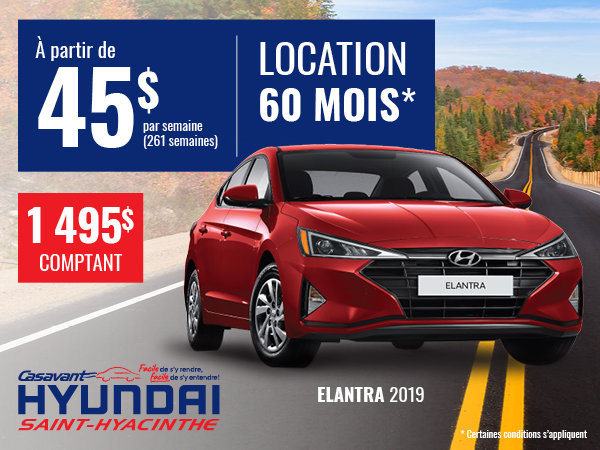 Elantra 2019 Essential manuelle
