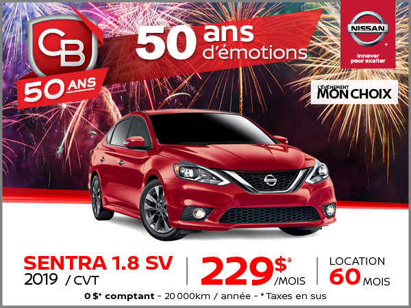 Sentra 1.8 SV 2019