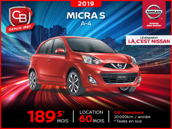 Micra S A-4 2019