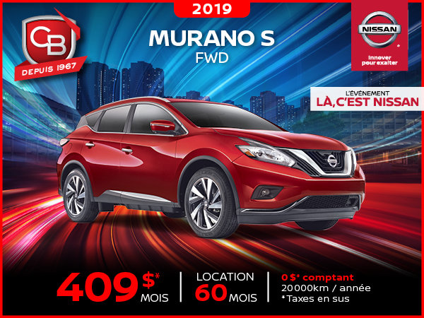 MURANO S 2019 FWD