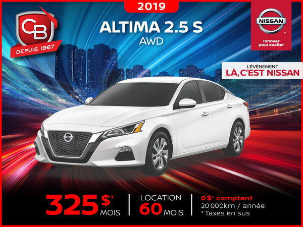 Altima 2.5 S 2019 AWD