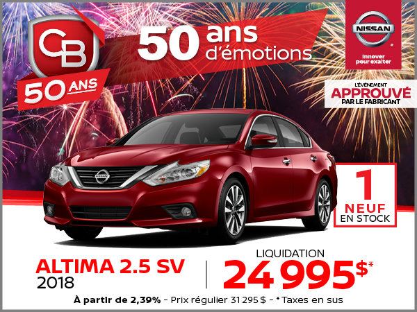 Altima 2.5 SV 2018