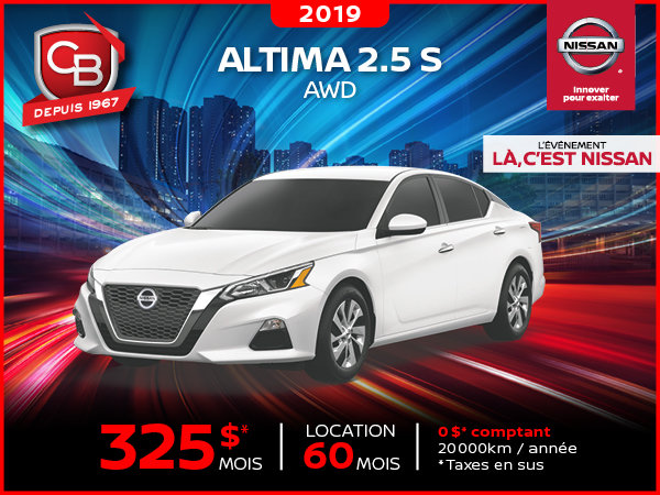 Altima 2.5 S 2019 AWD