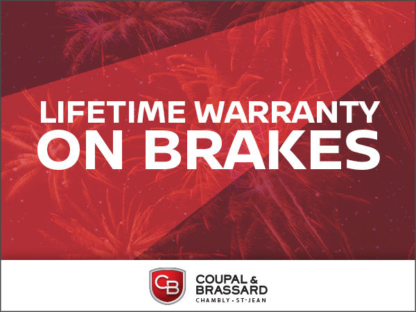 Lifetime Warranty on Brakes