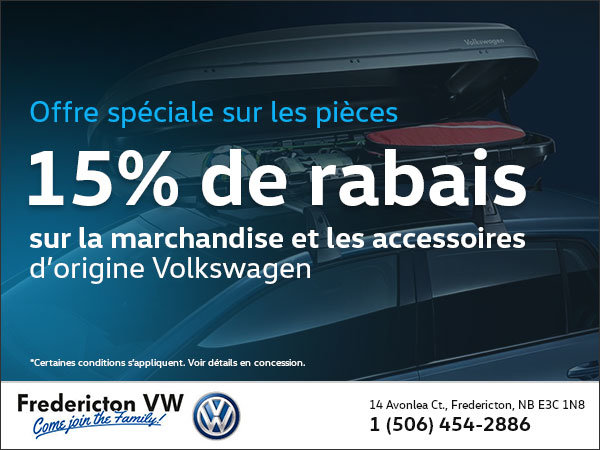 Offre spéciale sur les pièces
