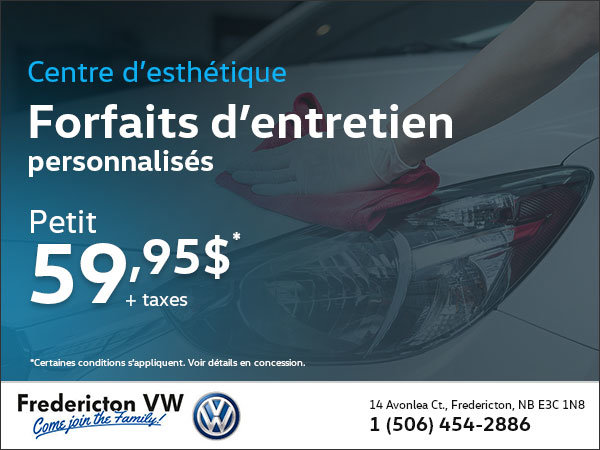 Forfaits d'entretien personnalisés: Petit