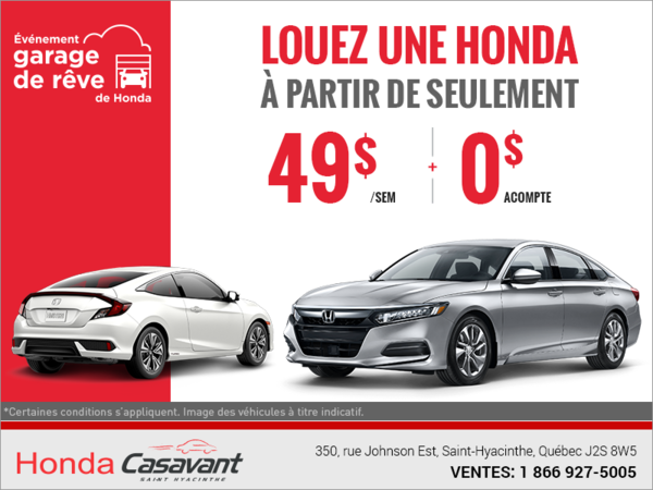 Événement Garage de rêve de Honda