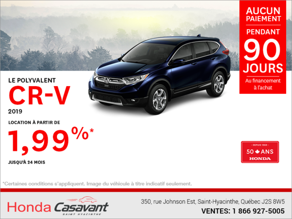 Louez le CR-V 2019!