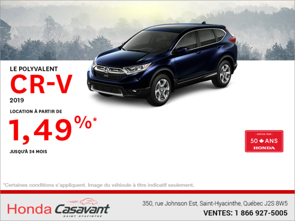 Louez le CR-V 2019!