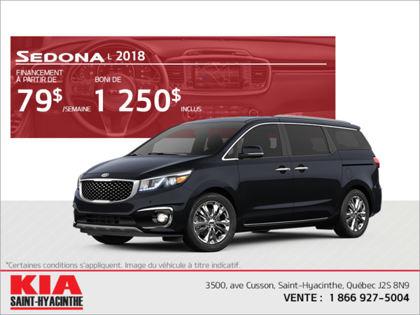 Le Kia Sedona 2018