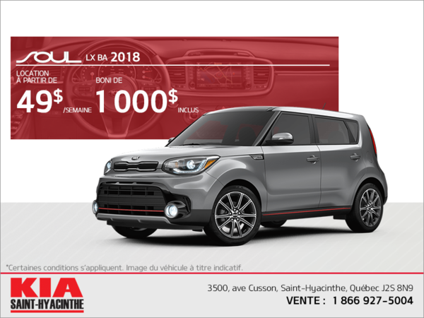 Le Kia Soul 2018