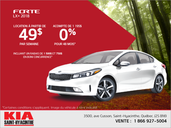 La Kia Forte 2018