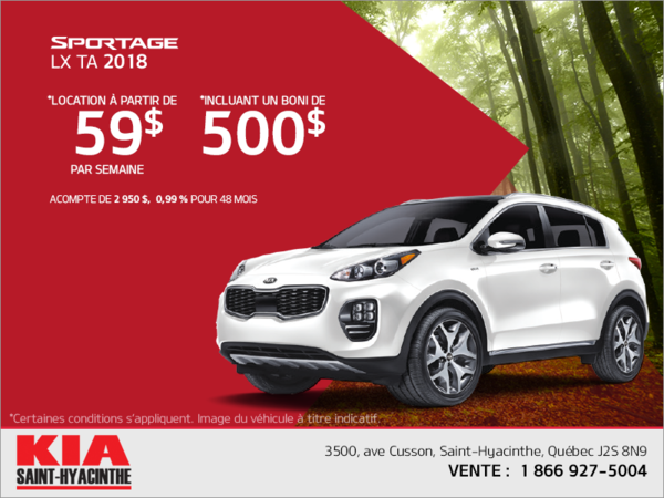 Le Kia Sportage 2018