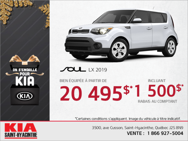 Le Kia Soul 2019