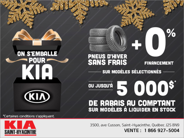 On s'emballe pour Kia!