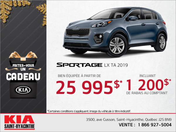 La Kia Sportage 2019