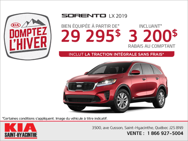 La Kia Sorento 2019!