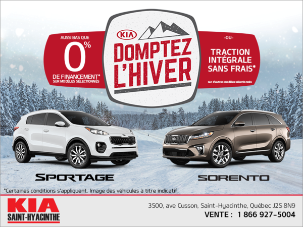 L'événement Domptez l'hiver de Kia!