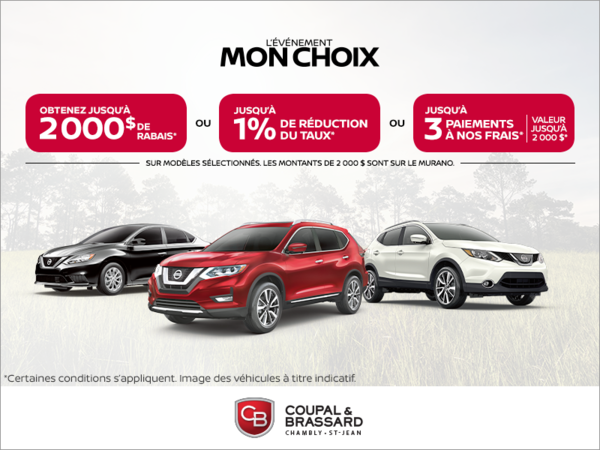 L'événement mon choix