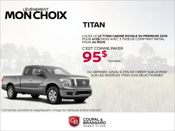 Louez le Nissan Titan 2018 dès aujourd'hui!