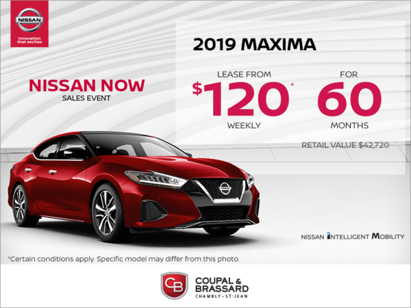 Get the 2019 Maxima today!