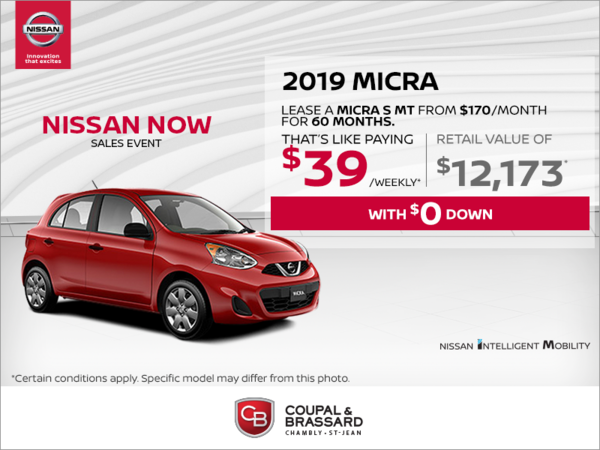Get the 2019 Micra today!