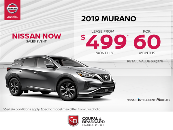 Get the 2019 Murano today!