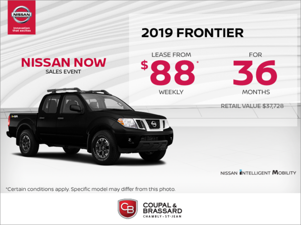 Get the 2019 Nissan Frontier Today!