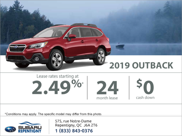 Get the 2019 Outback today!