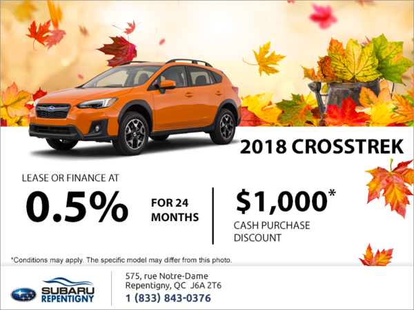 Get the 2018 Crosstrek today!