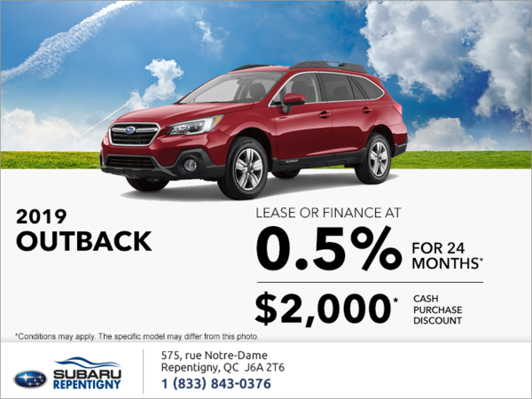 Get the 2019 Outback today!